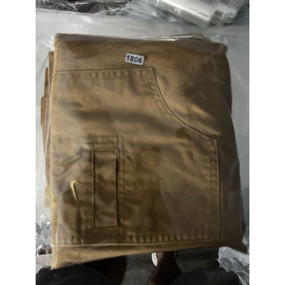 Nike Sportswear Metro Ground Carpenter Pants Kids Large Brown Double Knee FV8047
